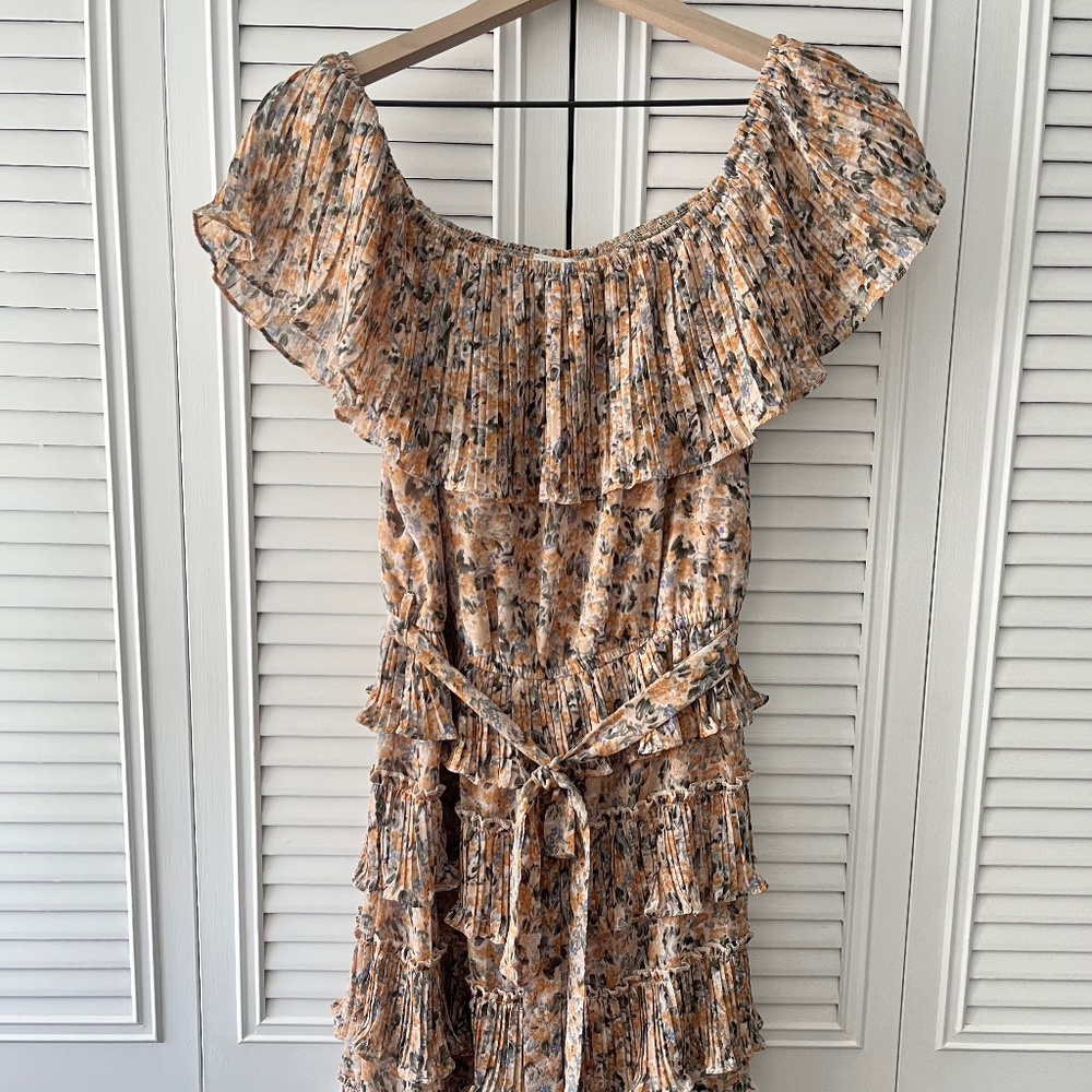 Off the Shoulder Floral event Dress 👗